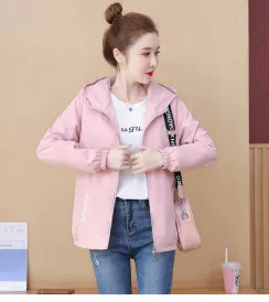 Áo khoác màu hồng JICHANG
